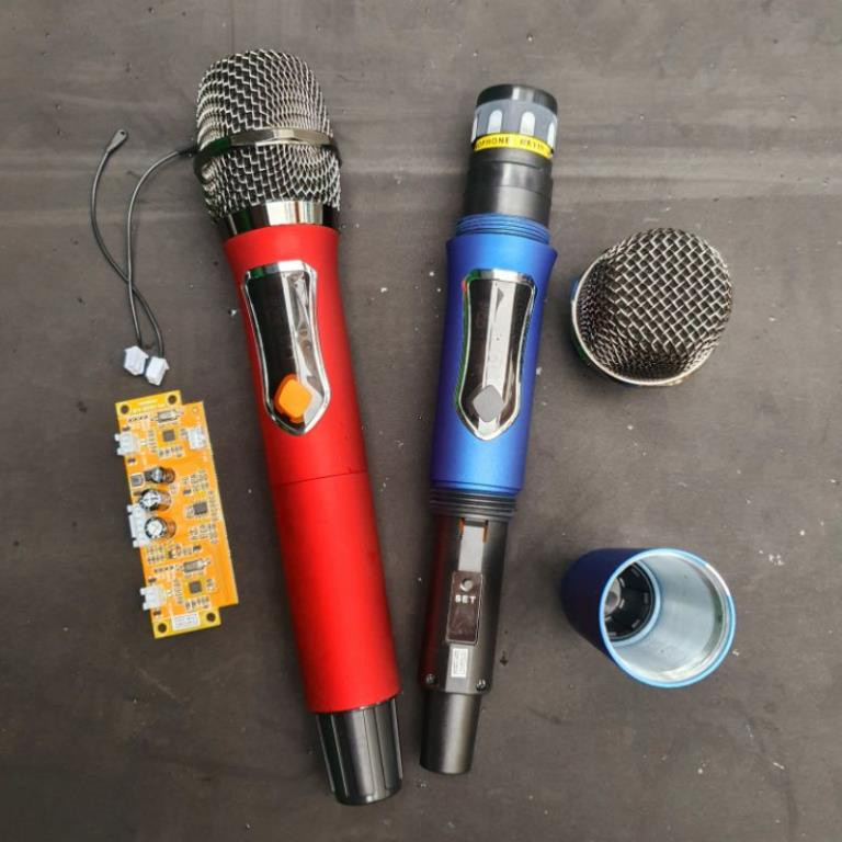 Mạch loa kéo Reverb chống hú DSP , 1 kênh+ 250W  280w   max  400w    kèm 2 micro kim loại chống hú t21 t30