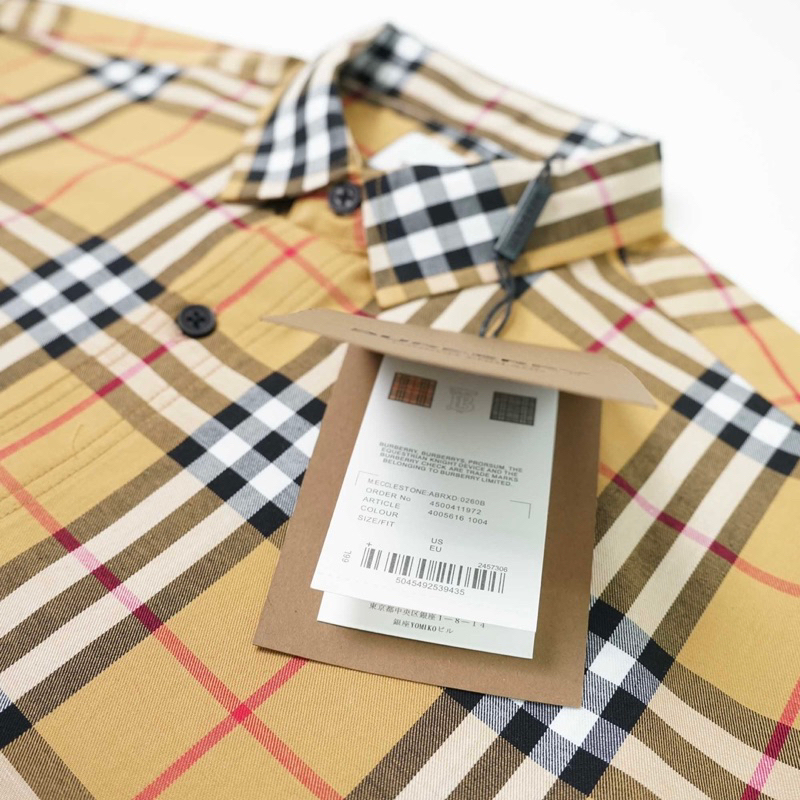 Áo Sơ Mi BBR Sọc Caro Trơn 💙FREESHIP💙Hàng Siêu Cấp Shirt Bur.berry - Đồ Đôi Nam Nữ Unisex