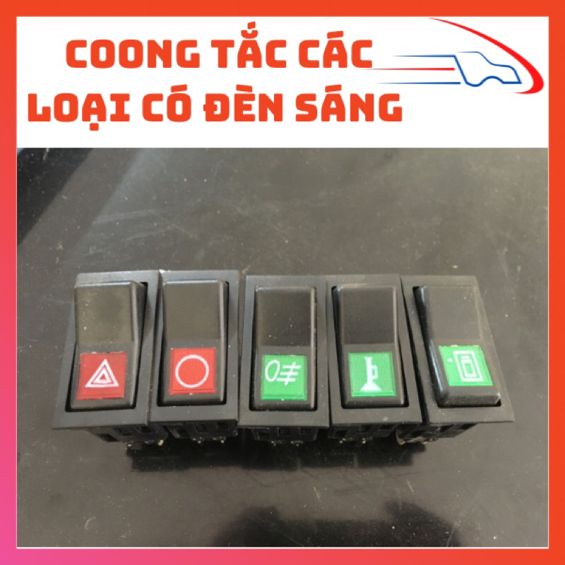Công tắc còi, đèn tích hợp cho xe howo, xe hoa mai