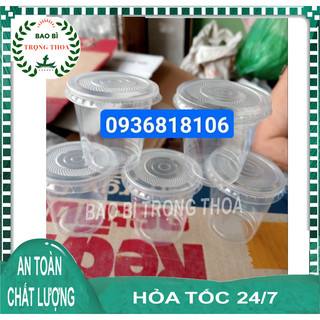 Ly nhựa trong nhỏ 60 ml