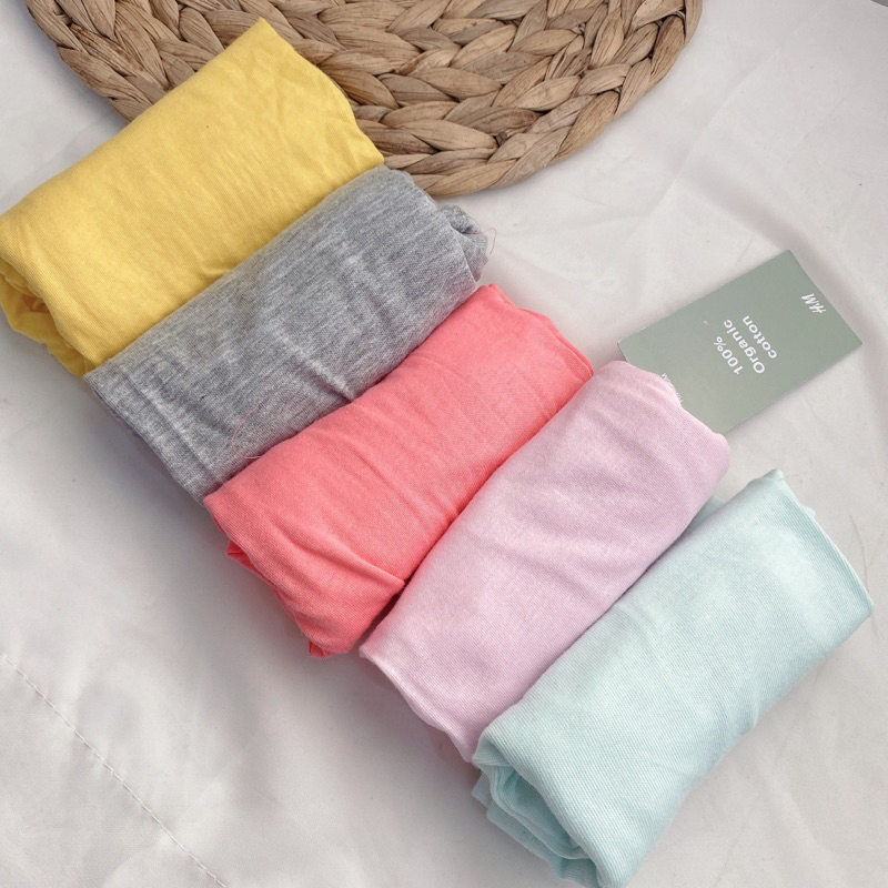 SET 5 QUẦN COTTON CẠP BÈO HM MẶC MÙA HÈ CHO BÉ GÁI
