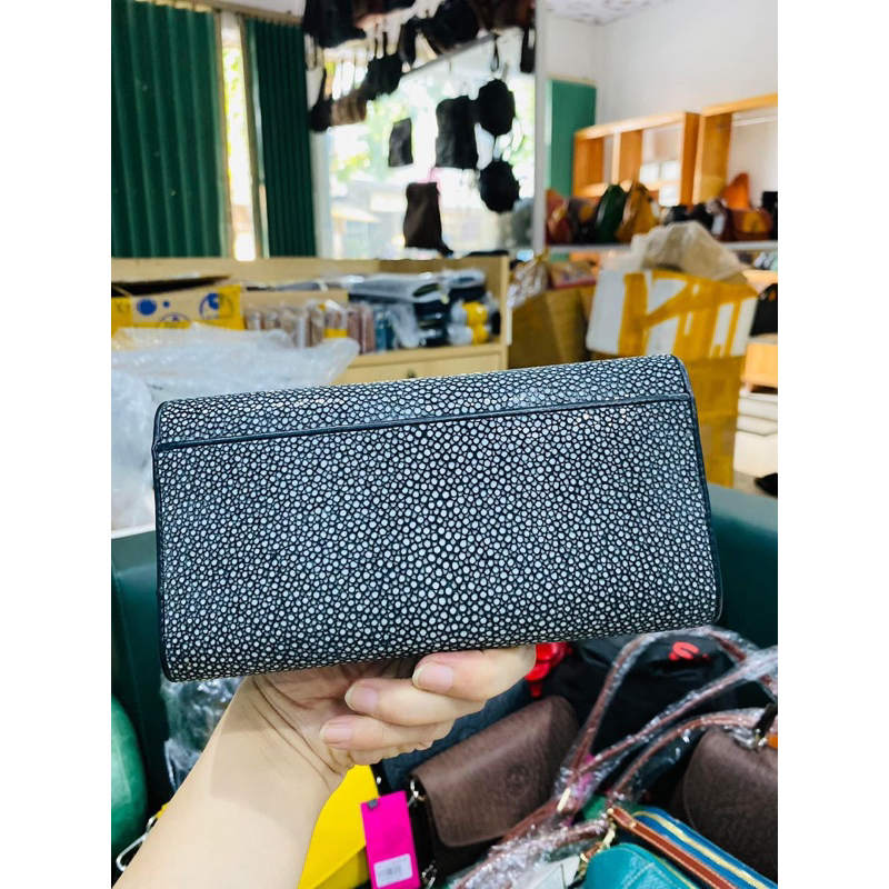 Ví da cá đuối mài hàng mới