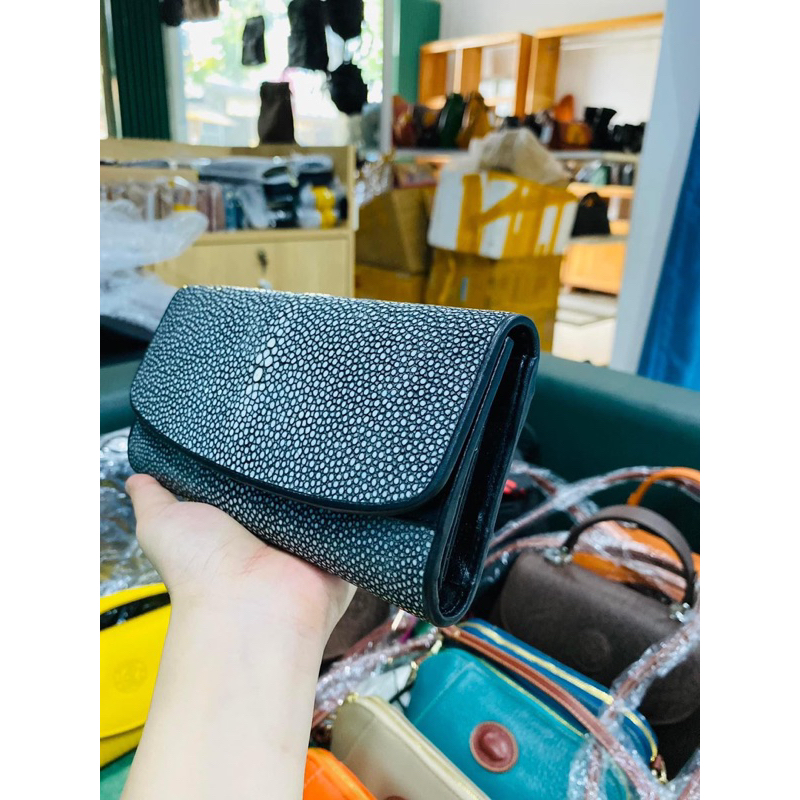 Ví da cá đuối mài hàng mới