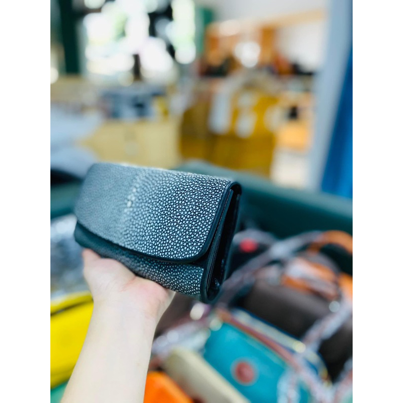 Ví da cá đuối mài hàng mới