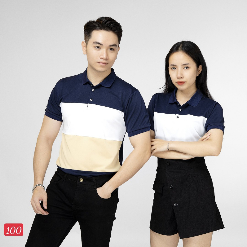 Áo thun cặp đôi đẹp 2023 chất thun cotton cá sấu cao cấp ATC100