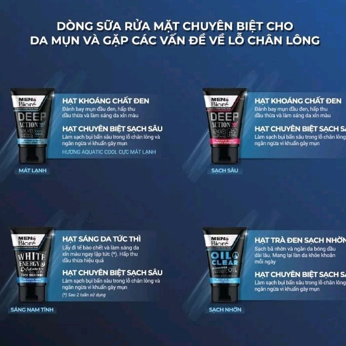 Sữa rửa mặt Biore 100g