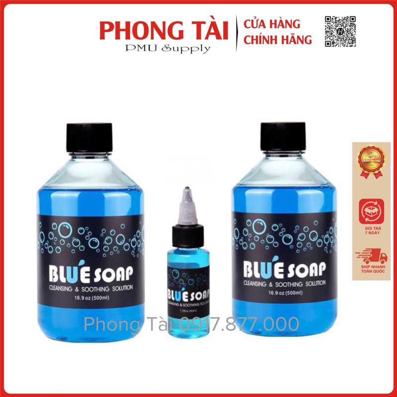 Dung dịch tạo bọt blue soap