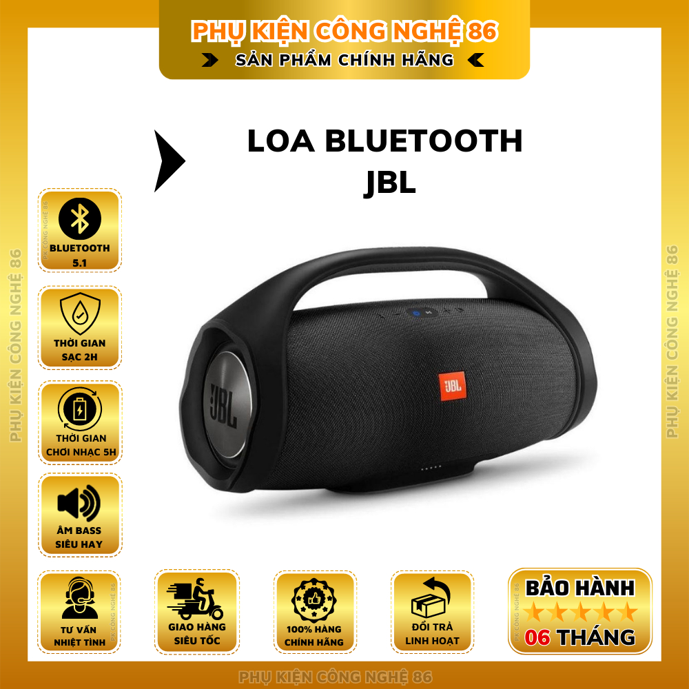 Loa bluetooth Boombox 3 Không Dây Công Suất 60W Âm Hay - Bass Căng đét
