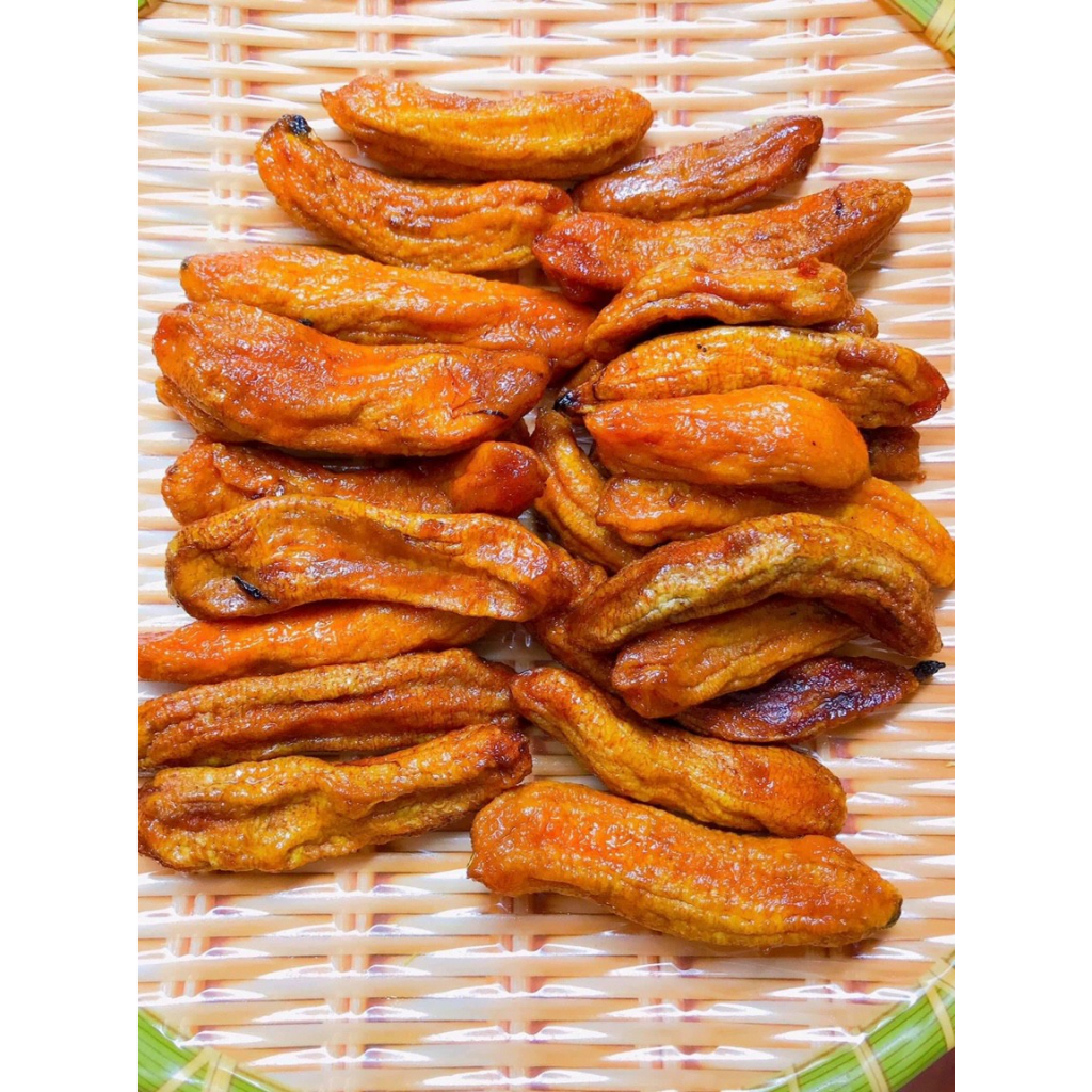 hộp 450gr chuối sấy dẻo - ngọt dẻo - ăn vặt