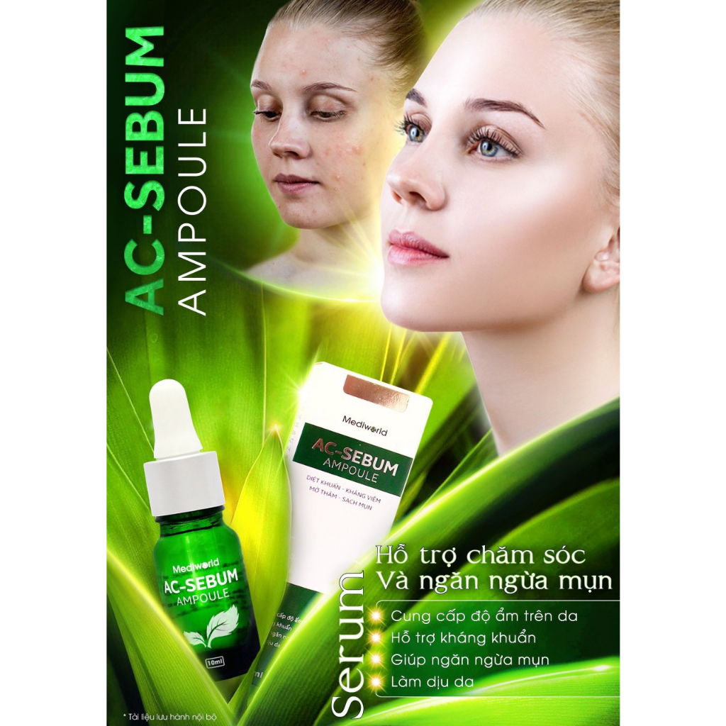Serum hỗ trợ chăm sóc và ngăn ngừa mụn AC - Sebum Ampoule Mediworld