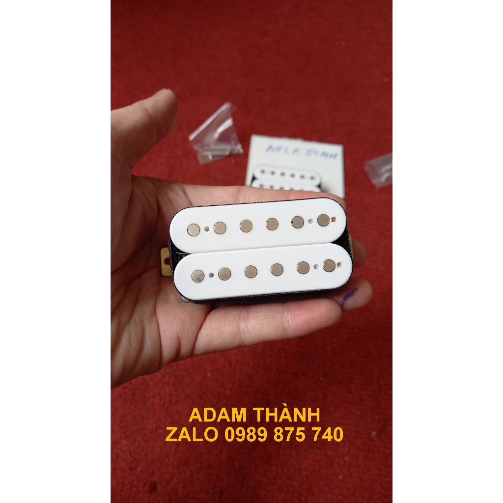 1 Pickup đôi Humbucker cho Đàn guitar điện 6 dây (không viền). Phụ kiện guitar điện