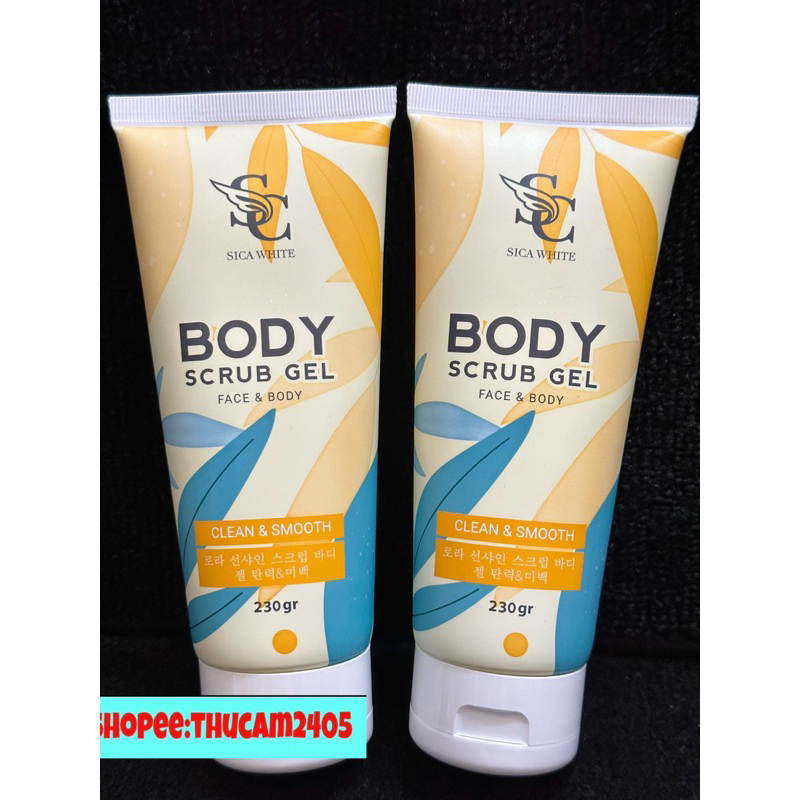 GEL SICA WHITE BODY SCRUB TẨY TẾ BÀO CHẾT  230g.