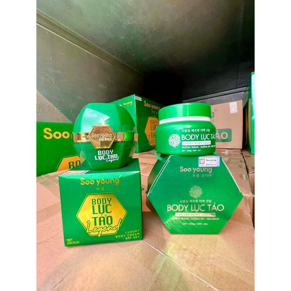 (Giảm Sốc) Kem Dưỡng Da Body Lục Tảo Soo Young Legend 250Gram - Chính Hãng 100% | BigBuy360 - bigbuy360.vn