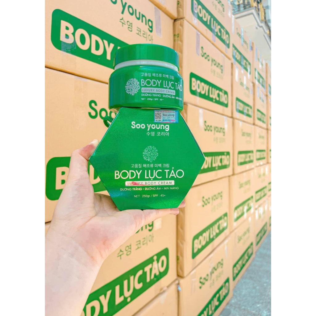 (Giảm Sốc) Kem Dưỡng Da Body Lục Tảo Soo Young Legend 250Gram - Chính Hãng 100% | BigBuy360 - bigbuy360.vn
