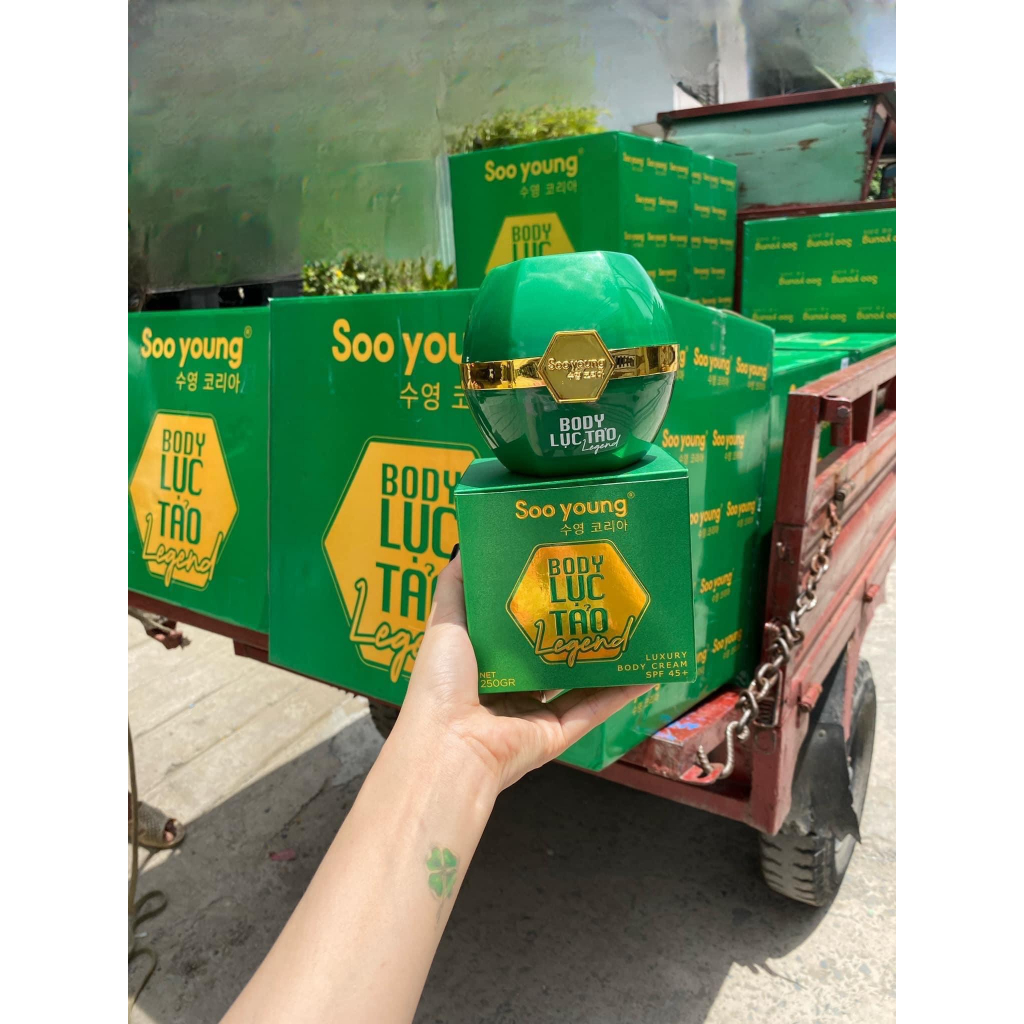 (Giảm Sốc) Kem Dưỡng Da Body Lục Tảo Soo Young Legend 250Gram - Chính Hãng 100% | BigBuy360 - bigbuy360.vn