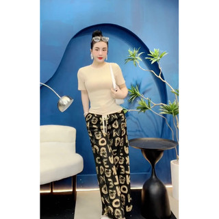 Sét quần suông chữ hot trend