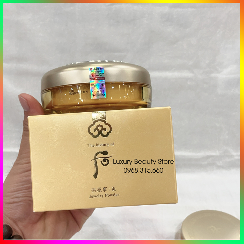 Phấn phủ bắt sáng dạng bột Whoo Gongjinhyang Mi Jewwelry Powder SPF35, PA++