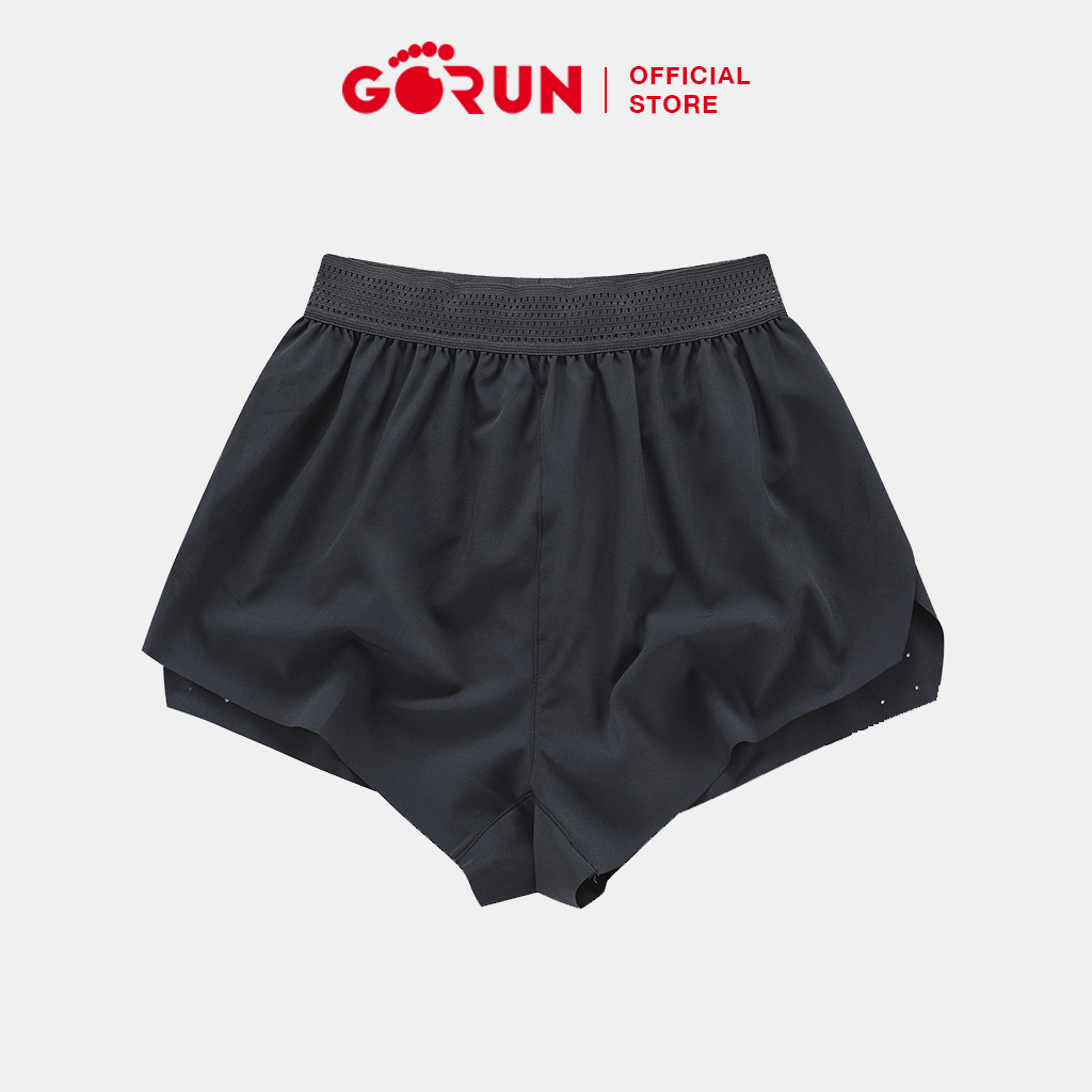 Quần chạy bộ GORUN Split 3inch xẻ tà dáng ngắn nhanh khô thoáng khí có lót chạy marathon chạy tral PAQ04