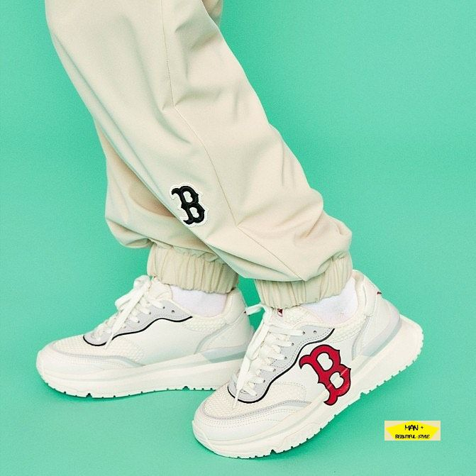 Giày MLB Chunky Runner Boston Red Sox, giày thể thao nữ mlb, giày thể thao nam chunky full box, free ship