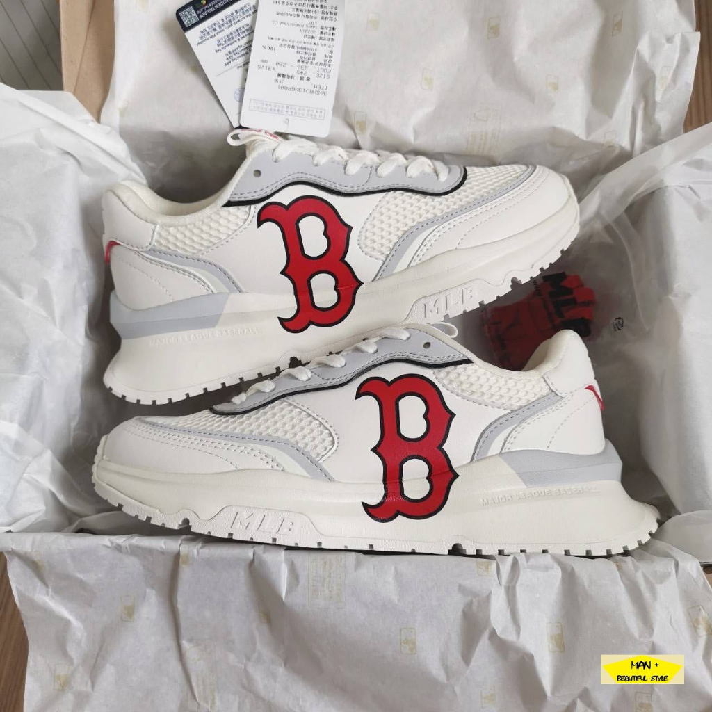 Giày MLB Chunky Runner Boston Red Sox, giày thể thao nữ mlb, giày thể thao nam chunky full box, free ship