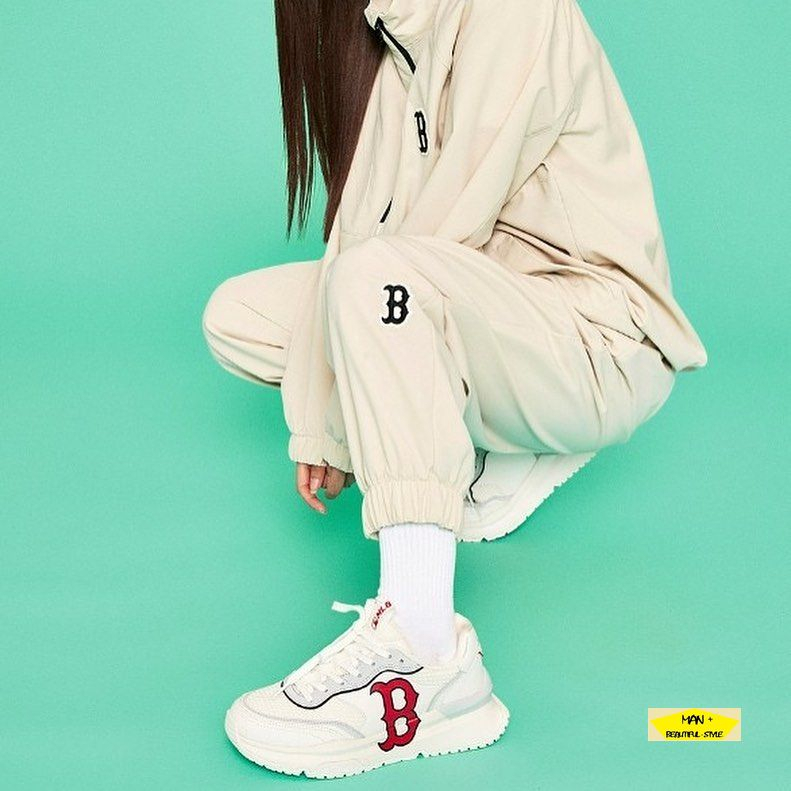 Giày MLB Chunky Runner Boston Red Sox, giày thể thao nữ mlb, giày thể thao nam chunky full box, free ship