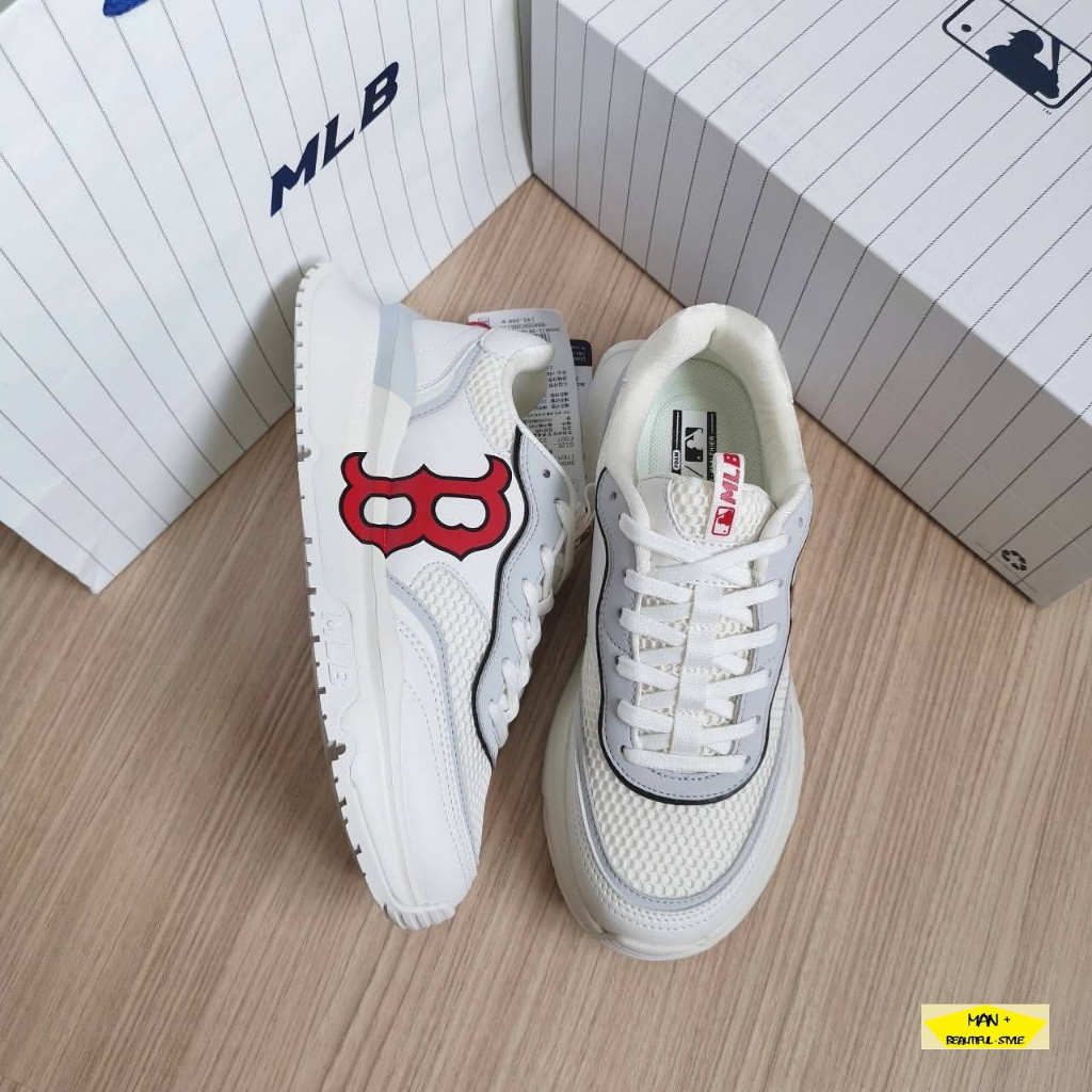 Giày MLB Chunky Runner Boston Red Sox, giày thể thao nữ mlb, giày thể thao nam chunky full box, free ship
