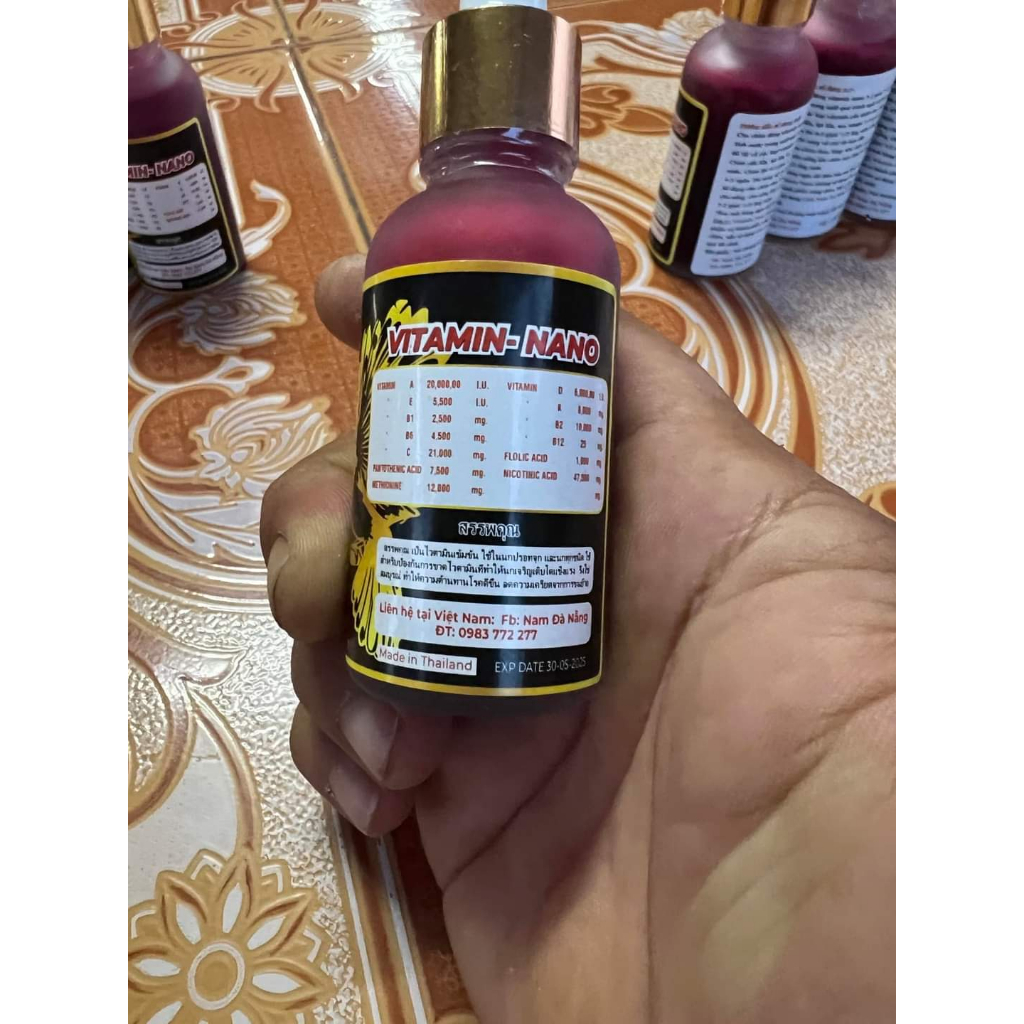 Vitamin nano chim cảnh chính hãng loại mới