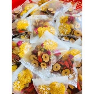 Trà hoa cúc mix táo đỏ, kỳ tử - trà dưỡng nhan- trà quý phi