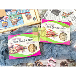 Bánh gạo lứt mầm dinh dưỡng thực phẩm dưỡng sinh thơm ngon hộp 300g