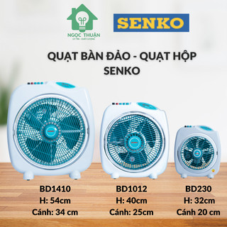 Quạt hộp, quạt bàn đảo senko bd230, bd1012. bd1410