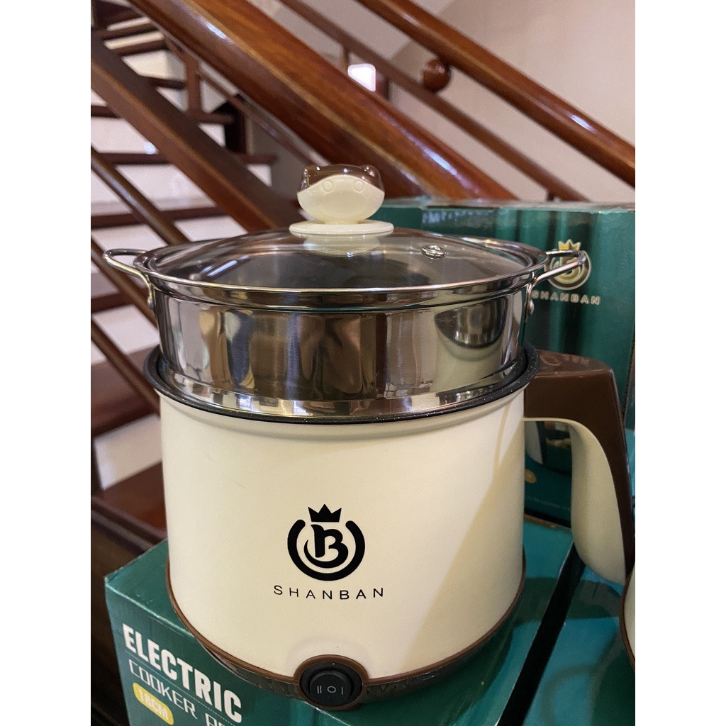 Nồi Điện Mini 2 Tầng Đa Năng dành cho 1-2 người ăn