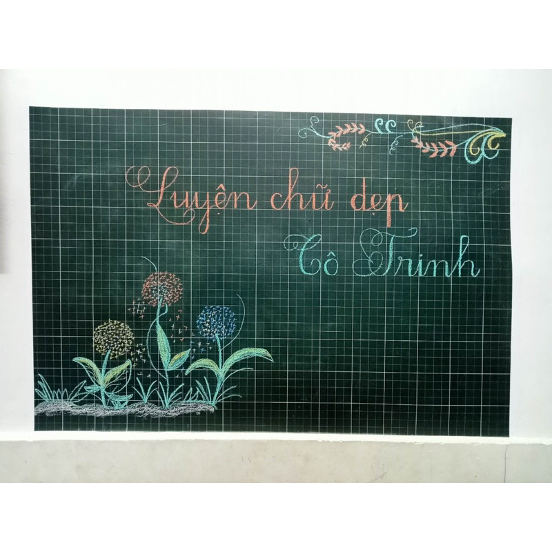 Bảng decan dán tường các kích thước