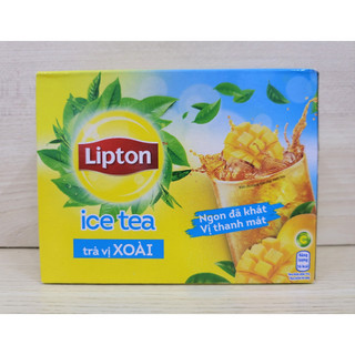 LIPTON (hộp XOÀI 224g) TRÀ HÒA TAN VỊ XOÀI 3 in 1 Mango Ice Tea