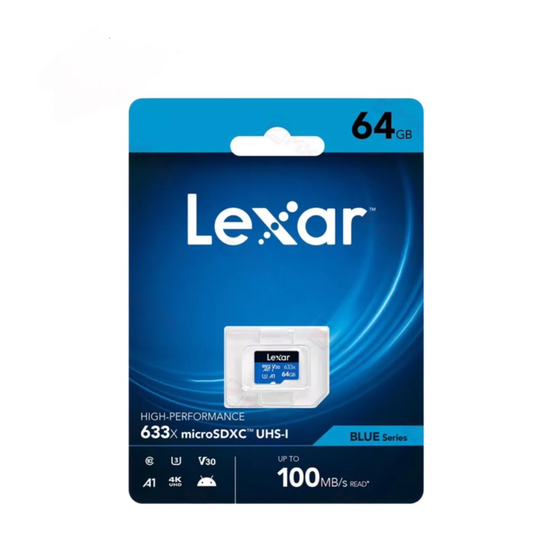 Thẻ nhớ Micro SD 64Gb| 128Gb Lexar - SDXC UHS-I High Performance 633x 100MB/s U3 4k | BigBuy360 - bigbuy360.vn