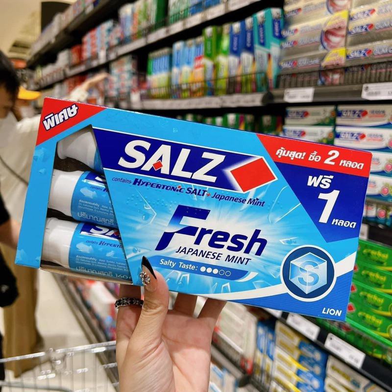 Kem Đánh Răng Salz Thái Lan Giúp Trắng Sáng Răng Hiệu Quả