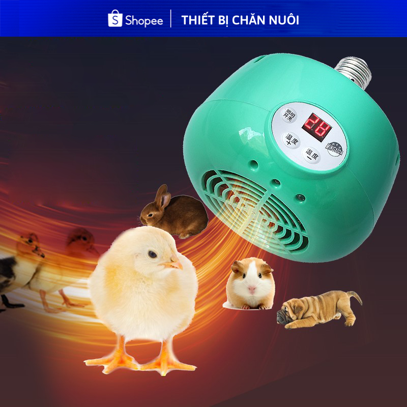 Đèn sưởi 3 chế độ cho gà,heo, gia xúc gia cầm