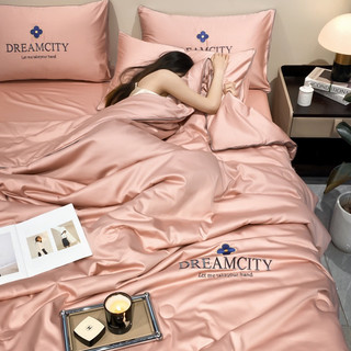 Bộ chăn ga phi lụa Dreamcity chăn chần hè