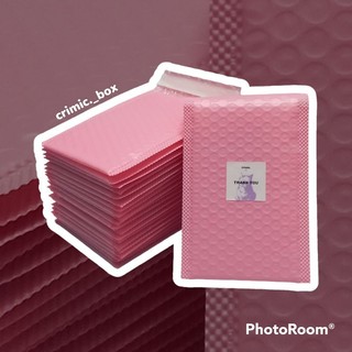 22x13 túi niêm phong chống sốc màu hồng pink bảo vệ đơn hàng