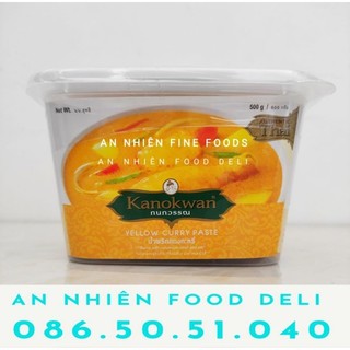 Gia vị nấu canh lẩu sốt cà ri thái lan curry paste kanokwan hộp 500 gram