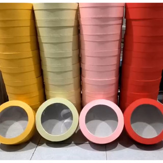 Combo 10 hộp tròn size 25cm nhiều màu