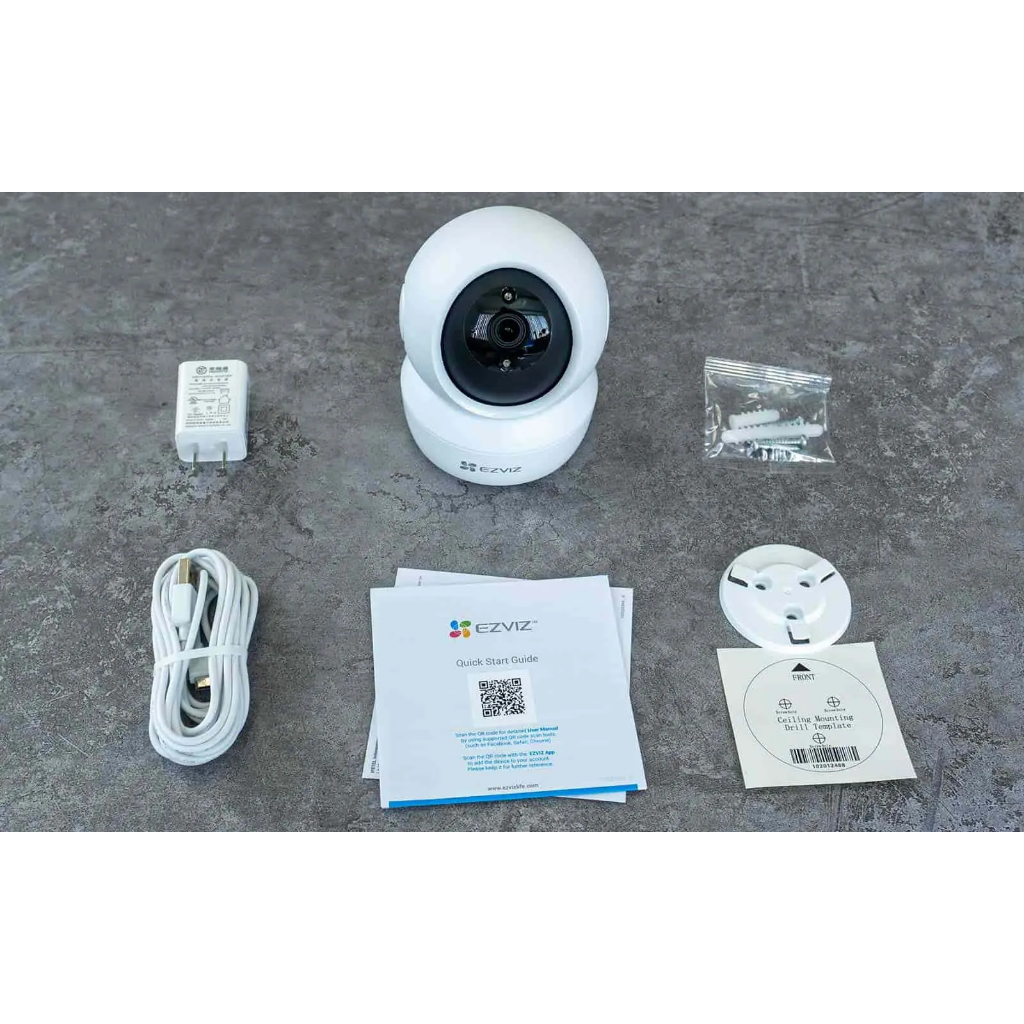 Camera IP Ezviz C6N 2Mp 1080P Full HD không dây wifi  xoay 360 độ, đàm thoại 2 chiều, báo động khi có người lạ xâm nhập,