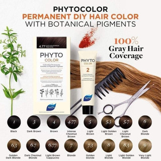 Nhuộm tóc thực vật Phyto Permanent Color Sensitive - nhuộm an toàn cho cả mẹ bầu