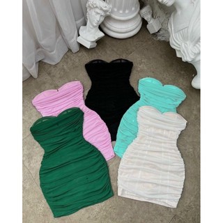 Đầm body cúp ngực phối lưới