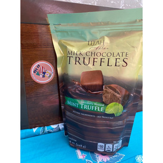 Sale cận date socola sữa bạc hà milk choco truffles utah 448g