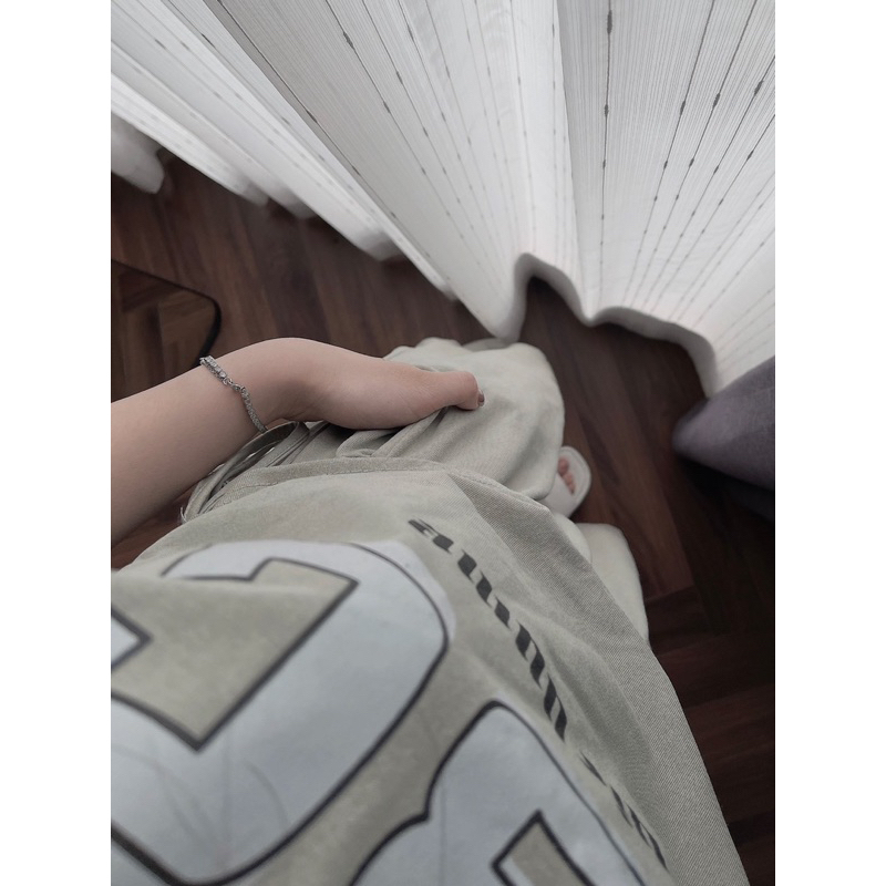 SET BỘ ÁO RÚT CHỮ ABC MIX CHÂN VÁY - 2 MÀU