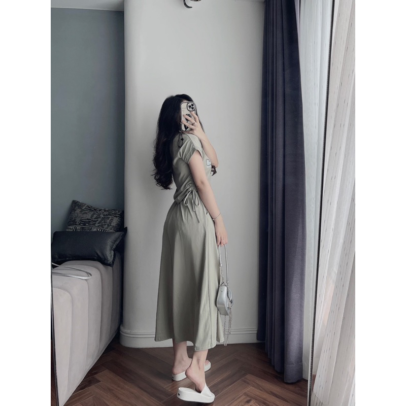 SET BỘ ÁO RÚT CHỮ ABC MIX CHÂN VÁY - 2 MÀU