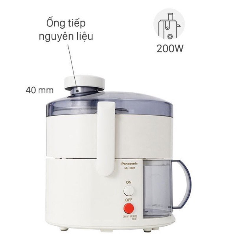 Máy ép Panasonic MJ-68M MJ-H100 MJ-SJ01 MJ-DJ01 MJ-DJ31 MJ-CS100WRA