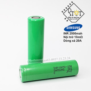 Cell pin 18650 sam sung 25r chính hãng mới 100%