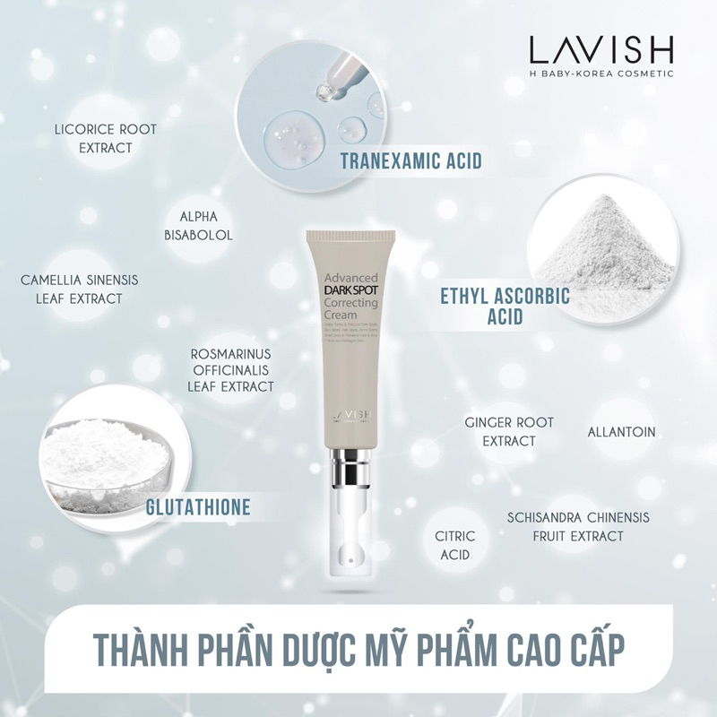 Kem Giảm Thâm,Nám,Tàn Nhang - Lavish H Baby