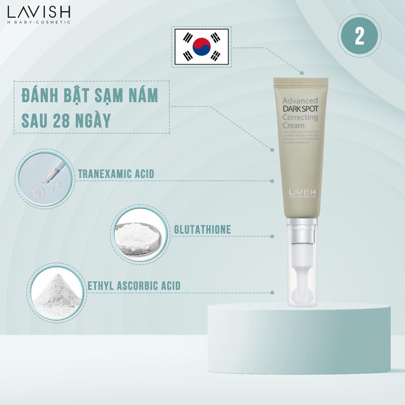 Kem Giảm Thâm,Nám,Tàn Nhang - Lavish H Baby